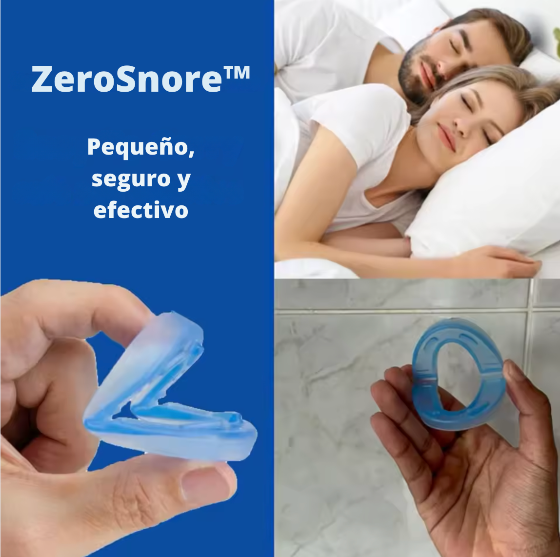 Adiós a los ronquidos con ZeroSnore™