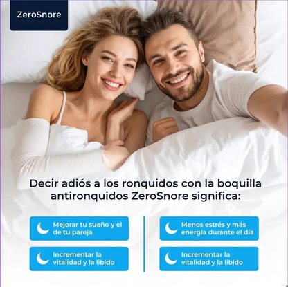 Adiós a los ronquidos con ZeroSnore™